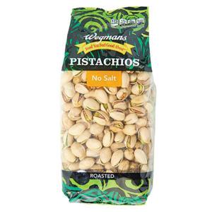 Wegmans Pistachios, No Salt, Roasted