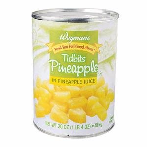 Wegmans Tidbits Pineapple in Pineapple Juice