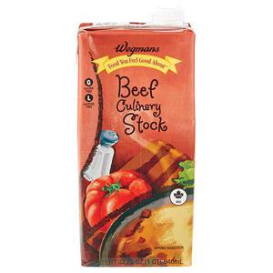 Wegmans Stock, Beef, Culinary