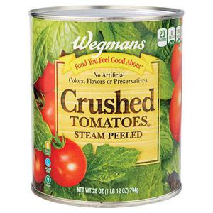 Wegmans Steam Peeled Crushed Tomatoes