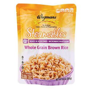 Wegmans Steamables Whole Grain Brown Rice