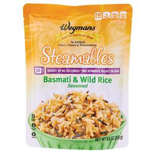 Wegmans Steamables Seasoned Basmati & Wild Rice