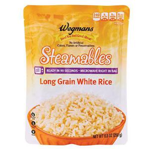 Wegmans Steamables Long Grain White Rice