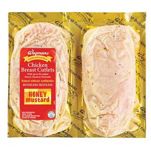 Wegmans Honey Mustard Chicken Breast Cutlets