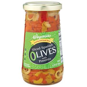 Wegmans Sliced Spanish Salad Olives with Pimento