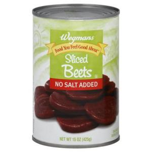 Wegmans Sliced Beets, No Salt Added