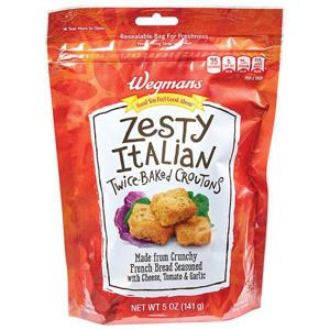 Wegmans Zesty Italian Twice-Baked Croutons