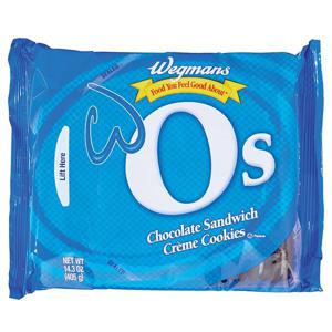 Wegmans W O's Chocolate Sandwich Creme Cookies