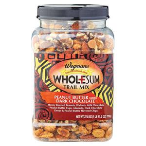 Wegmans Wholesum Peanut Butter Flavored Dark Chocolate Trail Mix