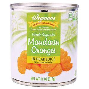 Wegmans Whole Mandarin Oranges Segments