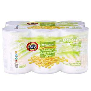 Wegmans Whole Kernal Crisp'N Sweet Corn, FAMILY PACK