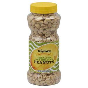 Wegmans Unsalted Dry Roasted Peanuts