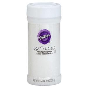 Wilton Sprinkles, White Sparkling Sugar