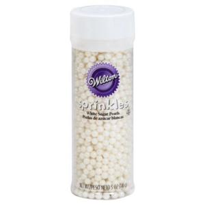 Wilton Sprinkles, Sugar Pearls, White