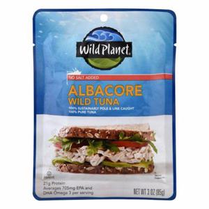 Wild Planet Wild Tuna, No Salt Added, Albacore