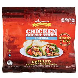 Wegmans Grilled Chicken Breast Strips Original