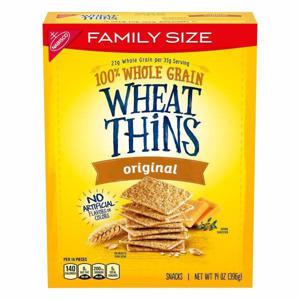 Wheat Thins Snacks, Original, Family Size