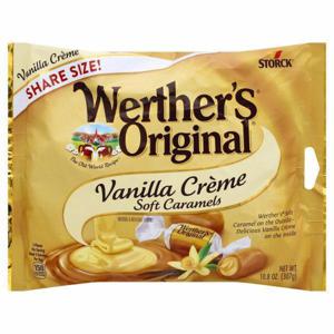 Werther's Original Soft Caramels, Vanilla Creme, Share Size