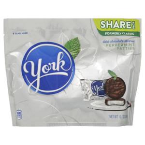 York Peppermint Patties, Dark Chocolate Covered, Share Pack