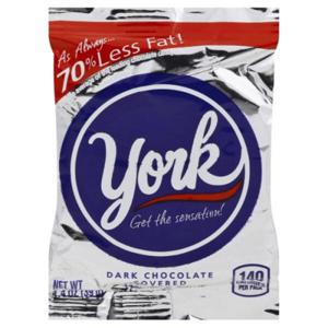 York Peppermint Patties, Dark Chocolate Covered