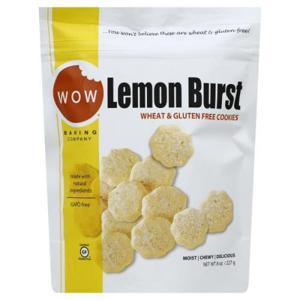 Wow Baking Company Cookies, Wheat & Gluten Free, Lemon Burst