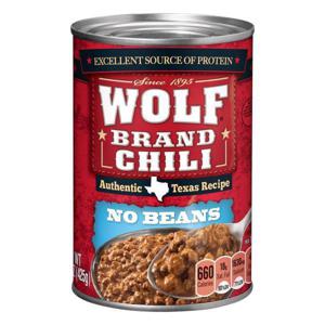 Wolf Brand Chili, No Beans