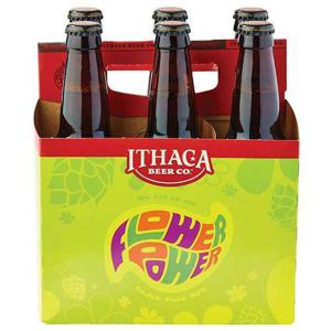 Ithaca Beer Co. Flower Power Beer  6/12 oz bottles