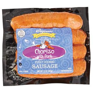 Wegmans Fully Cooked Chorizo with Pork Sausage