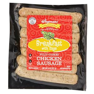 Wegmans Fully Cooked Breakfast with Sage Chicken Sausage