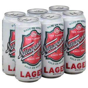 Narragansett Beer 6/16 oz cans