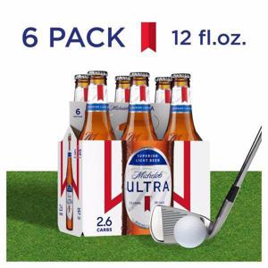 Michelob Ultra Light Beer 6/12 oz bottles