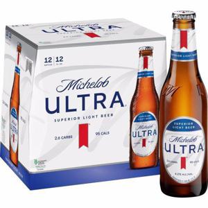 Michelob Ultra Light Beer 12/12 oz bottles