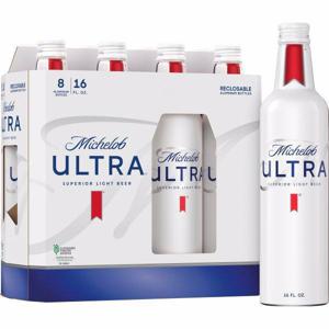 Details about   Michelob and Michelob Light Holiday Ed aluminum bottles #500367 & 500371 16 oz 