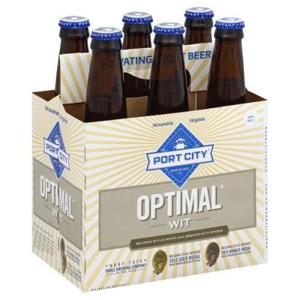 Port City Beer, White Ale, Belgian Style, Optimal Wit 6/12 oz bottles