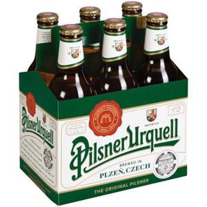 Pilsner Urquell Beer  6/11.2 oz bottles