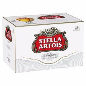 Stella Artois Lager Beer  24/11.2 oz bottles