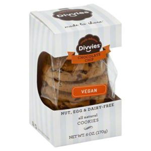 Divvies Cookies, Vegan, Chocolate Chip