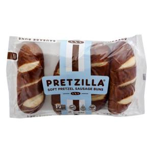 Pretzilla Sausage Buns, Soft Pretzel