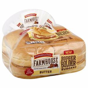 Pepperidge Farm Farmhouse Hamburger Buns, Butter