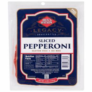 Dietz & Watson Legacy Pepperoni, Sliced