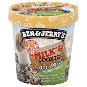 BEN & JERRY'S Frozen Dessert, Non-Dairy, Milk & Cookies