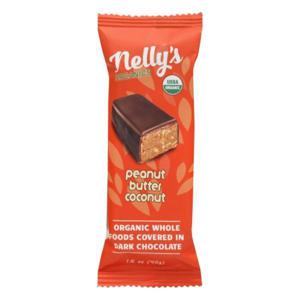 NELLY'S ORGANICS Bars, Organic, Peanut Butter Coconut