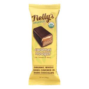 NELLY'S ORGANICS Bars, Organic, Caramel Nougat, with Peanuts & Nuts