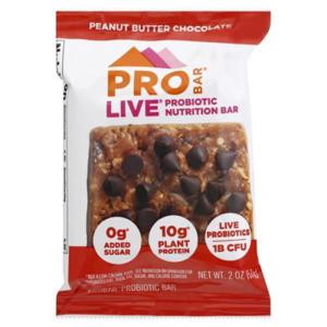 Pro Bar Live Nutrition Bar, Live Probiotic, Peanut Butter Chocolate