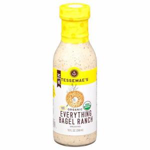 Tessemae's Dressing, Organic, Everything Bagel Ranch