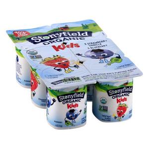 Stonyfield Organic Kids Yogurt, Lowfat, Strawberry Vanilla, Blueberry