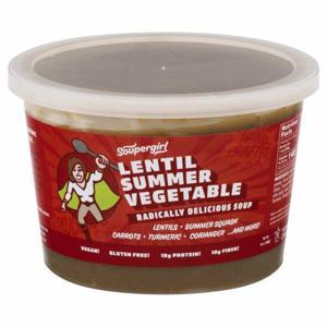 Soupergirl Soup, Lentil Summer Vegetable