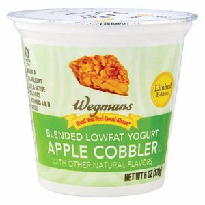 Wegmans Apple Cobbler Blended Lowfat Yogurt