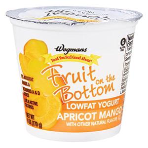 Wegmans Fruit On The Bottom Lowfat Yogurt, Apricot Mango