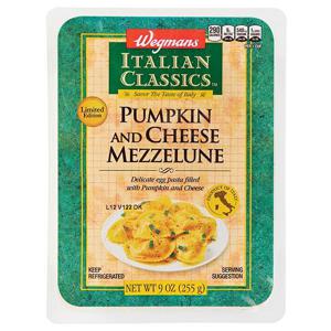 Wegmans Italian Classics Pumpkin and Cheese Mezzelune Pasta